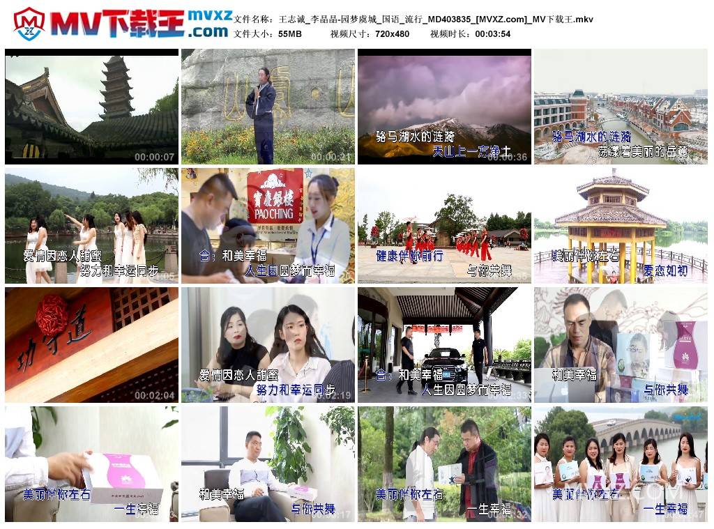 王志诚_李晶晶-园梦虞城_国语_流行_MD403835